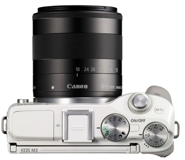 Canon ミラーレス一眼カメラ EOS M3 レンズキット(ホワイト) EF-M18-55mm F3.5-5.6 IS STM 付属 EO 中古 Canon キャノン ミラーレス一眼カメラ EOS M3 レンズキット