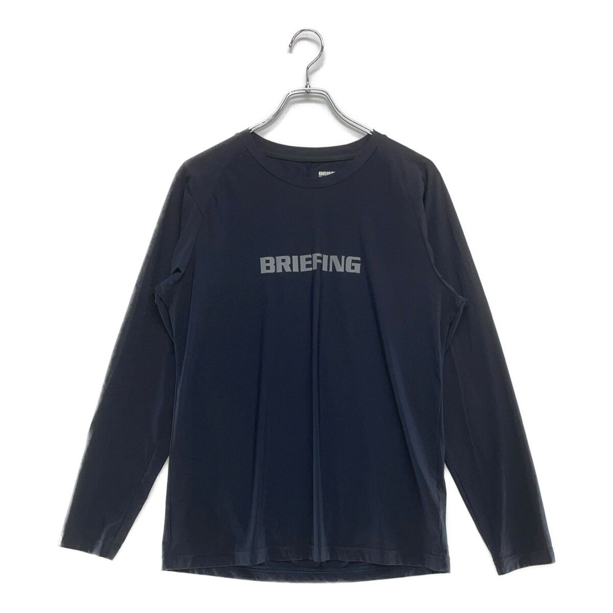 中古 メンズ ブリーフィング BRIEFING 長袖シャツ M 紺 ネイビー