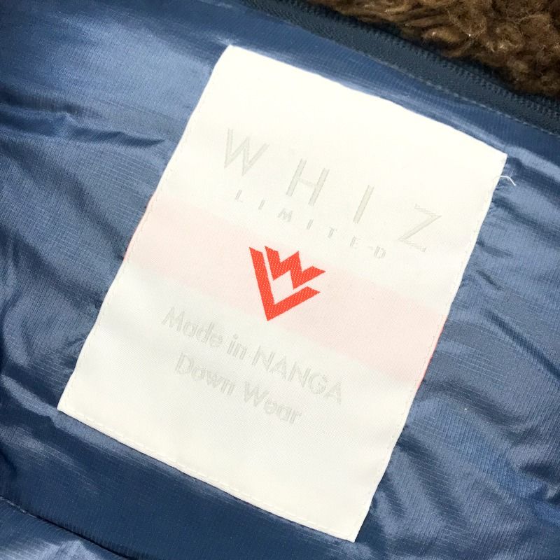 WHIZ LIMITED NANGA ダウンジャケット コラボ 軽量 ロゴ 防寒 コート