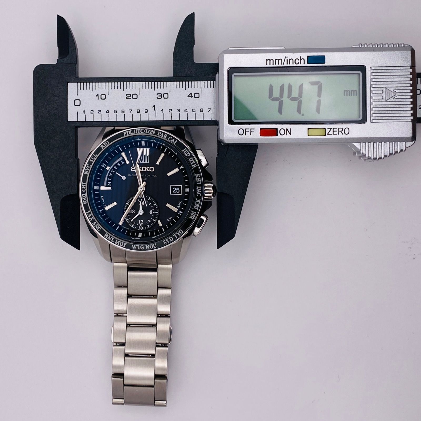 T194）美品 正常稼動 SEIKO セイコー 電波ソーラー BRIGHTZ ブライツ 