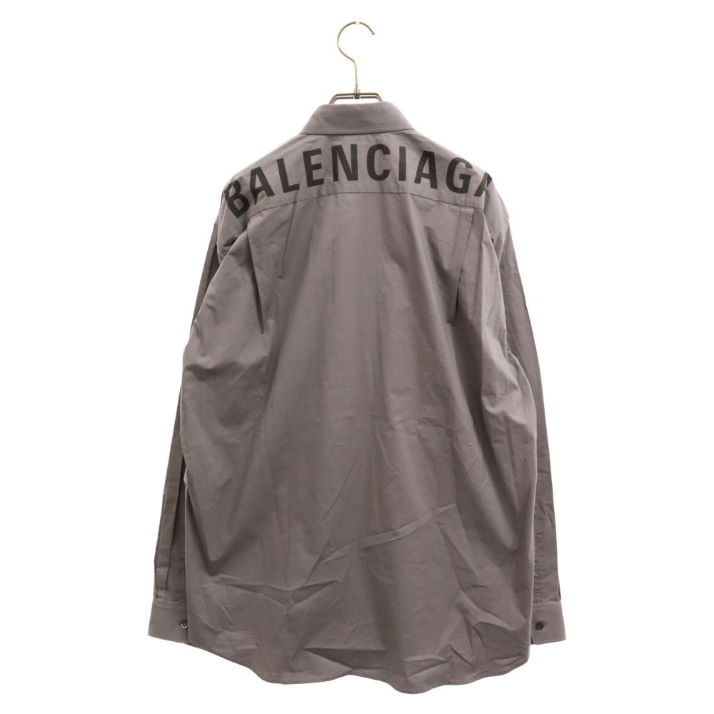 BALENCIAGA (バレンシアガ) バックロゴプリント オーバーサイズボタン 