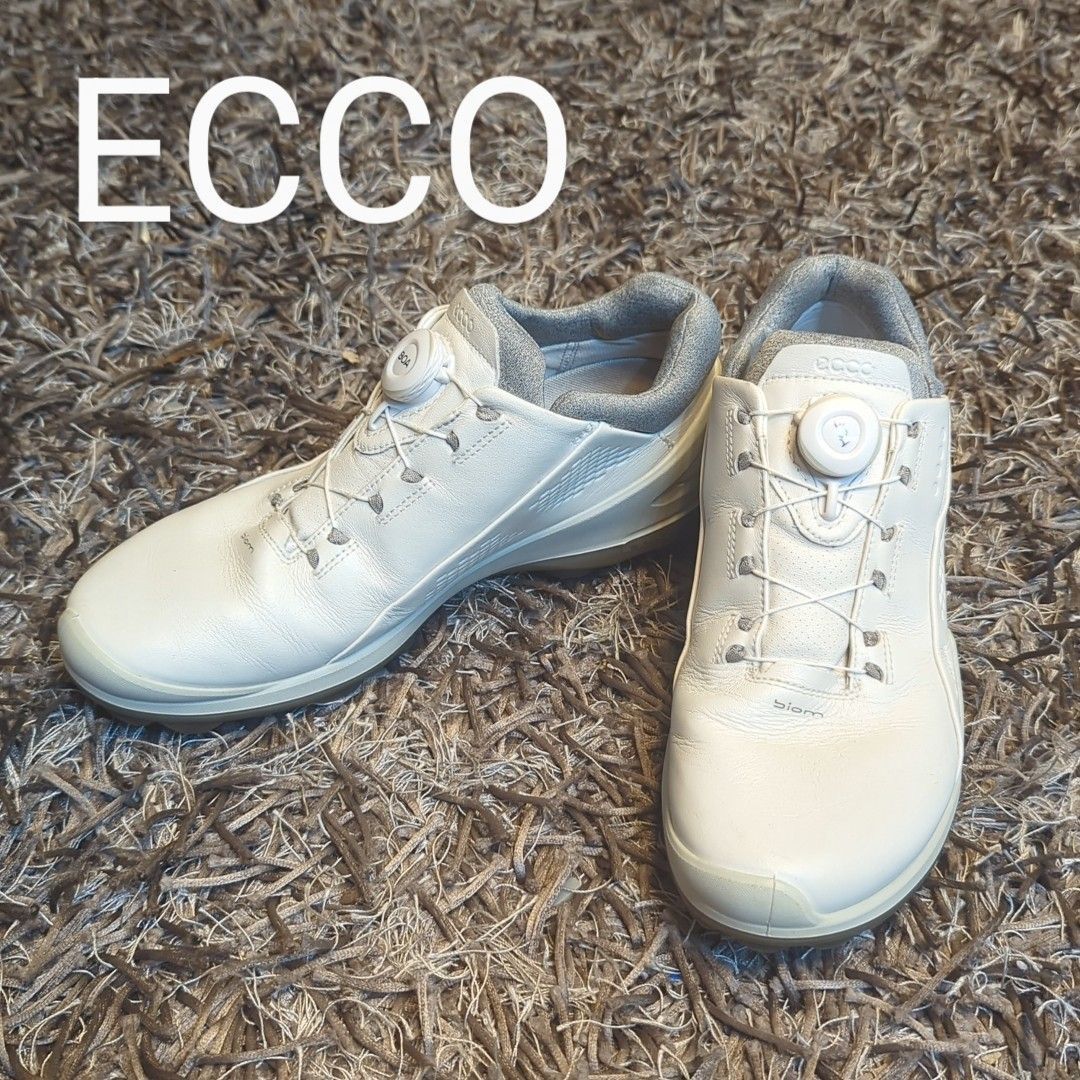 良品】ECCO ゴルフシューズ エコー 42 26.5cm ソフトスパイク メンズ ゴルフ バイオム G3 防水ゴアテックス BOAタイプ - メルカリ