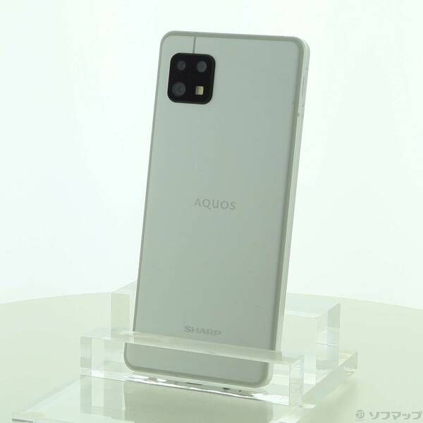 中古品〕 AQUOS sense6s 64GB シルバー SH-RM19s 楽天 SIMフリー