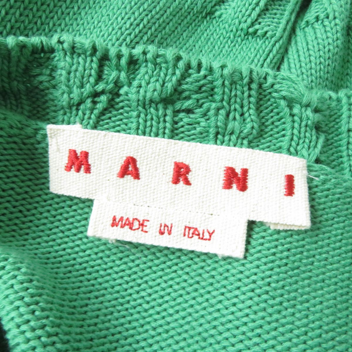 極美品☆正規品 23年 MARNI マル二 CVMD0088A0 ハイケージコットン