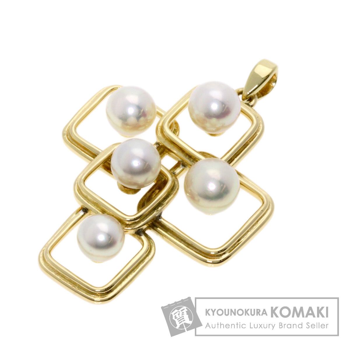 MIKIMOTO ミキモト アコヤパール 真珠 ペンダントトップ K14YG 