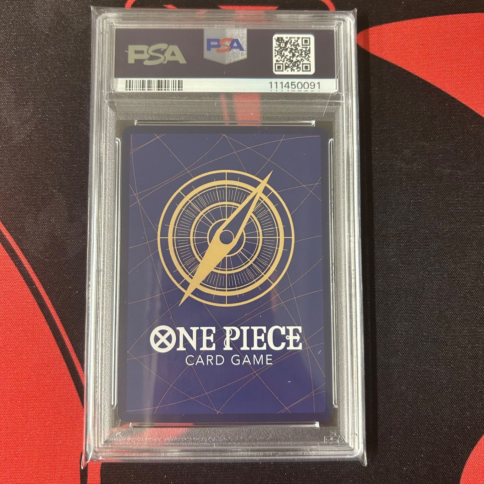 【PSA10】ナミ (コンパス背景パラレル金枠) ワンピースカードゲーム 金枠・パラレル仕様】ナミ《赤》【C】{ST01-007} - カード