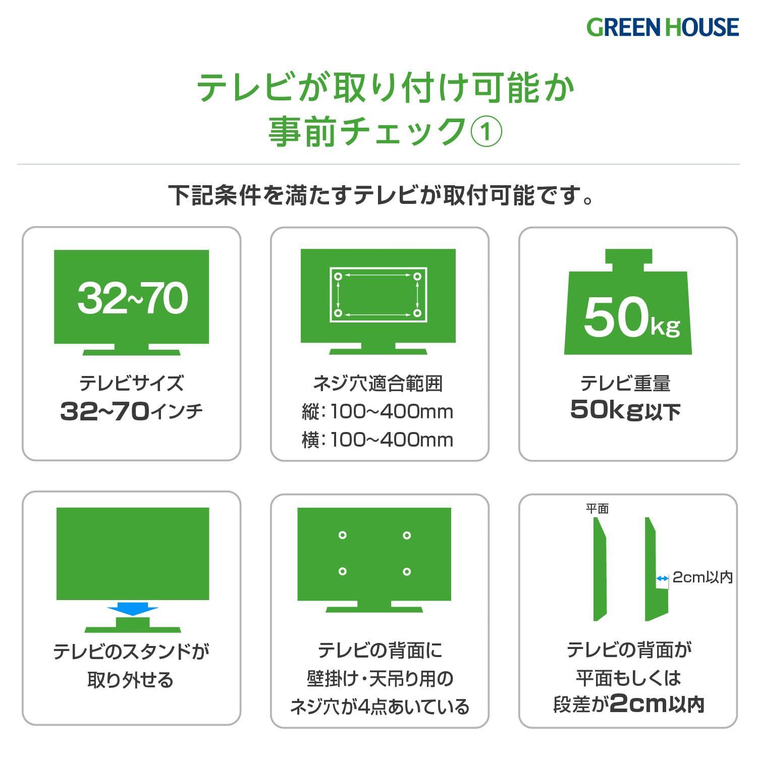 32～70インチ用