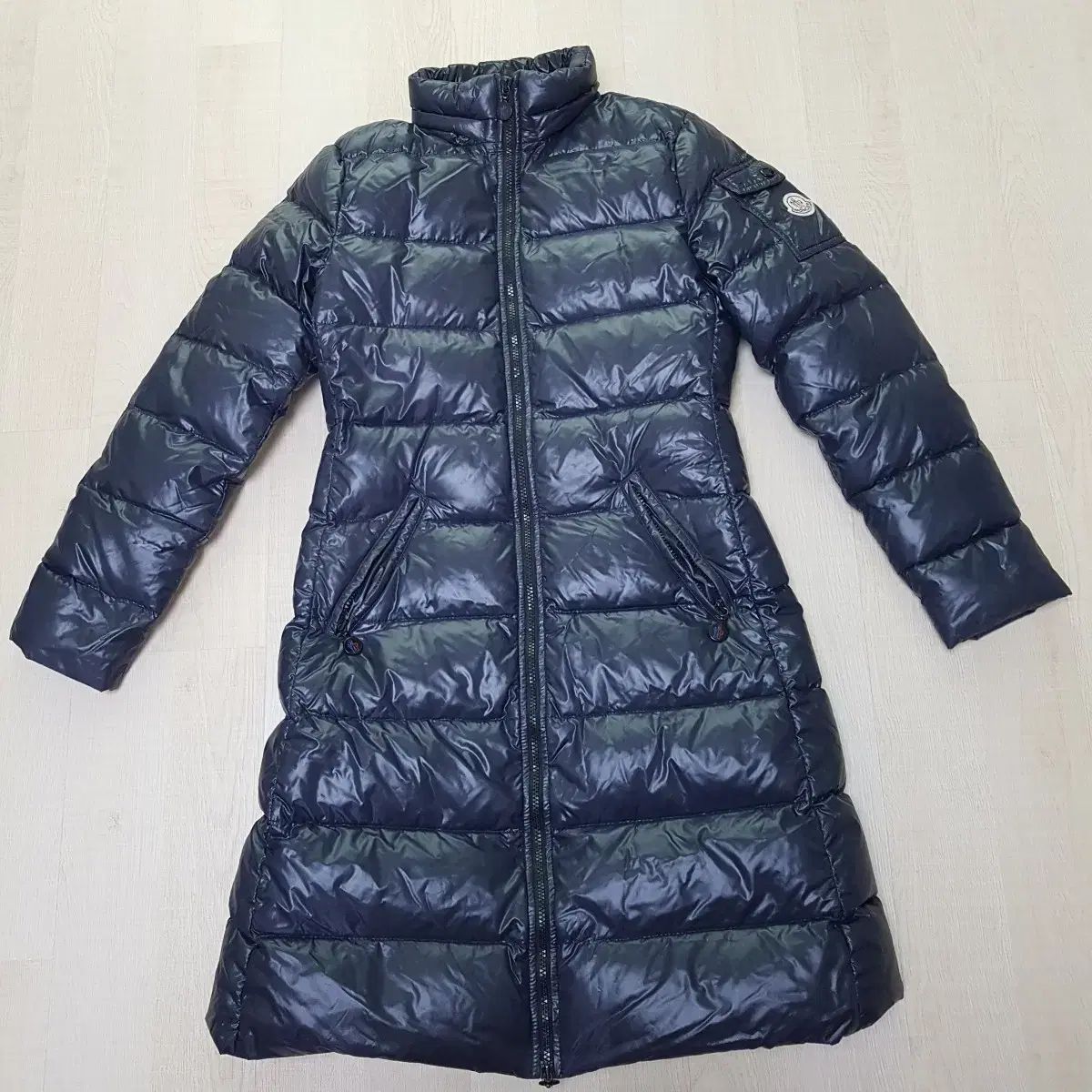 55 MONCLER モンクレール モカ ダウンジャケット ロング丈