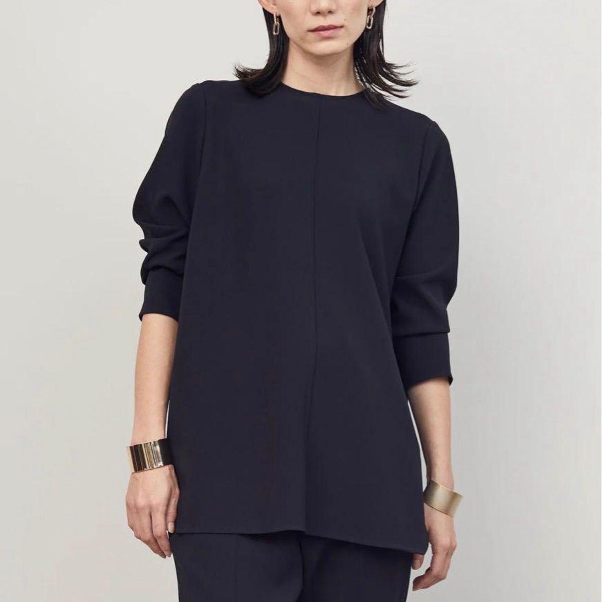 SOEJU Aラインチュニックブラウス ブラック Ｍサイズ Aラインチュニックブラウス - SOÉJU online store｜上質な大人の