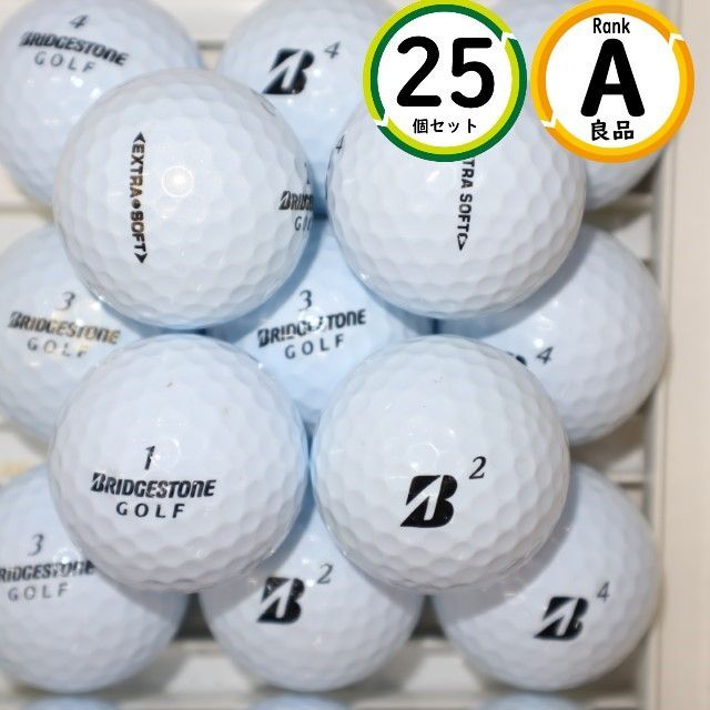 Aランク 25個 ブリヂストン エクストラソフト 混合 良品 extra soft ロストボール 送料無料