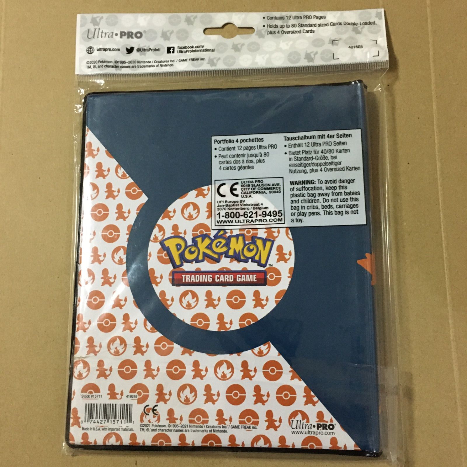 ポケモン　カードバインダー 4ポケット ウルトラプロ　新品　カードファイル