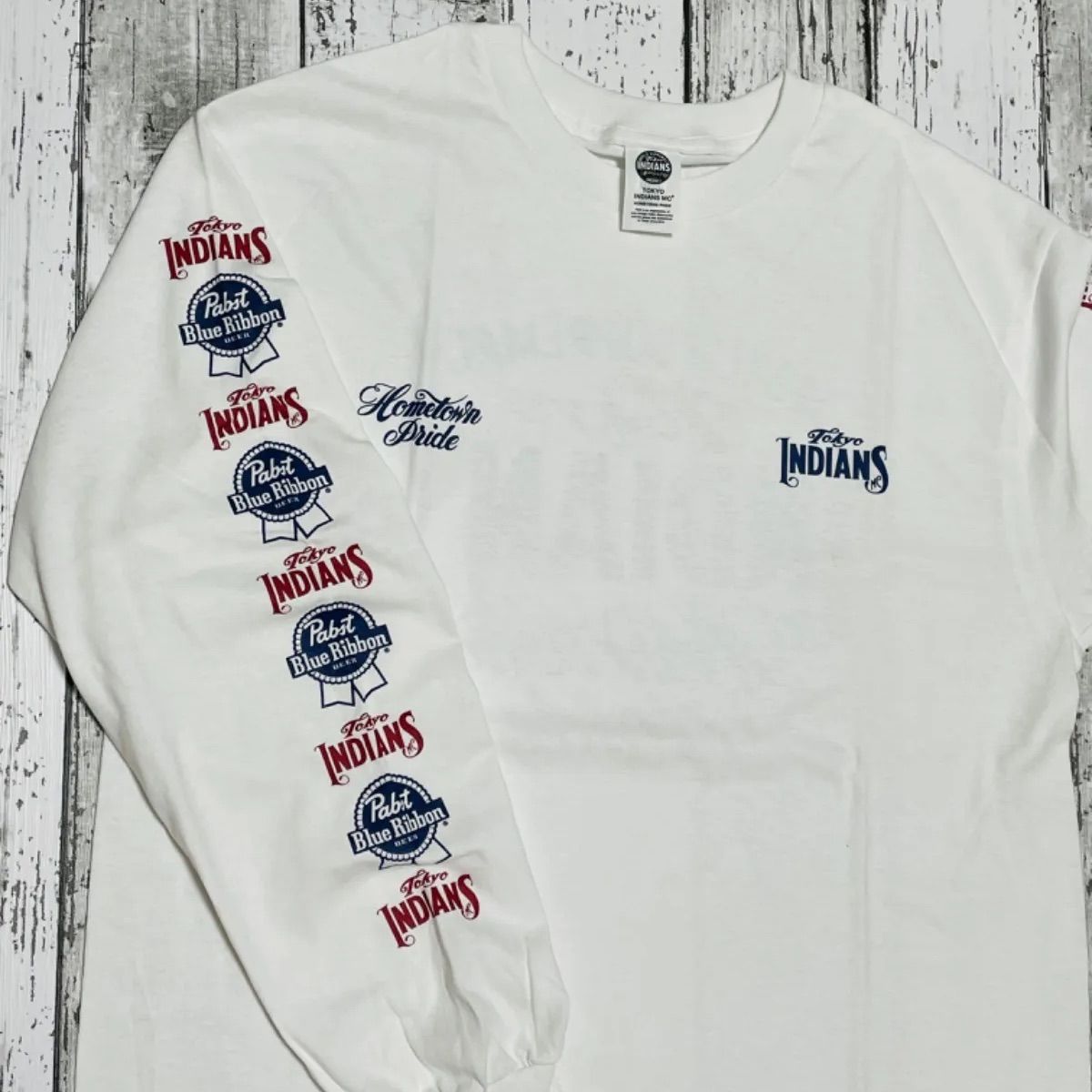 トップス東京インディアンズ tシャツ XL トリコロール - woning