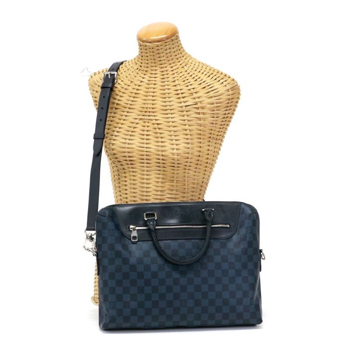 LOUIS VUITTON ビジネスバッグ ダミエ コバルト PDJ NM 美品 ルイ