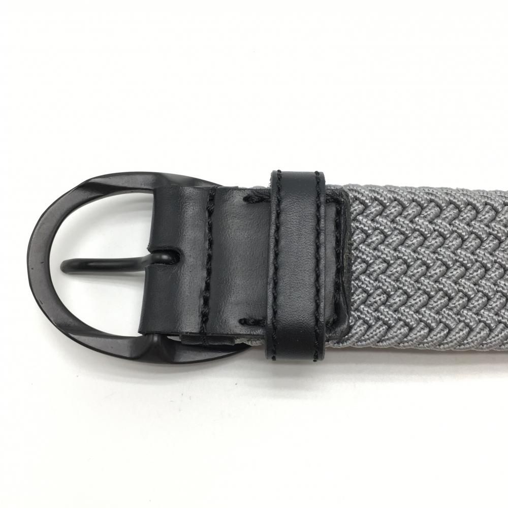 BRIEFING - 【美品】ブリーフィング メッシュベルト グレー×黒 編み込み レディース  ゴルフウェア BRIEFING 美品】ブリーフィング メッシュベルト グレー×黒 編み込み