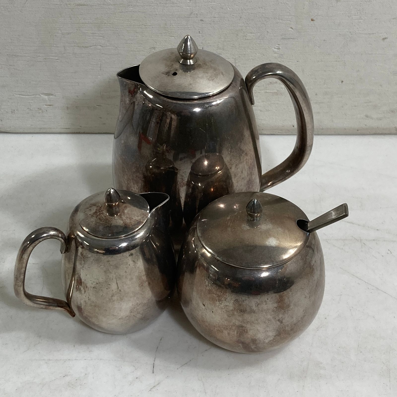 マーシャン　ティーポットセット　シュガーポット　クリーマー ☆ Martian マーシャン ティーセット×2セット まとめ商品