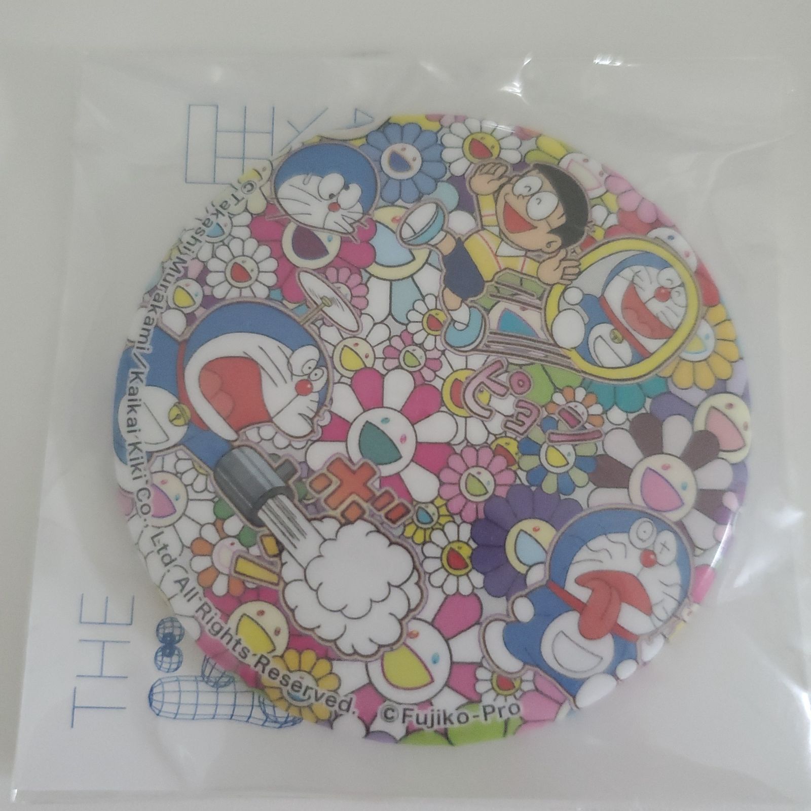 ドラえもん展 THEドラえもん展 TOKYO 2017 村上隆 缶バッチ 新品 ドラえもん ピンバッジ 2017ドラえもん展村上隆のコラボ缶バッジ