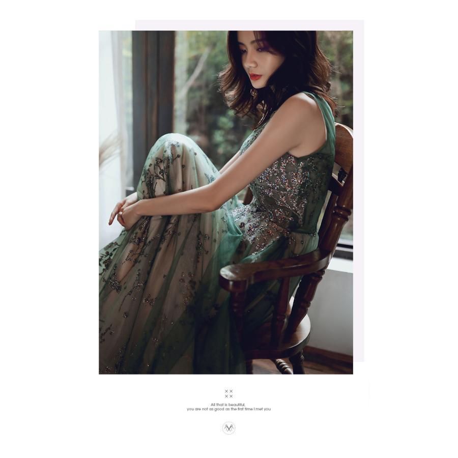 ラメ 編み上げ パーティードレス 大人 イブニングドレス カクテル