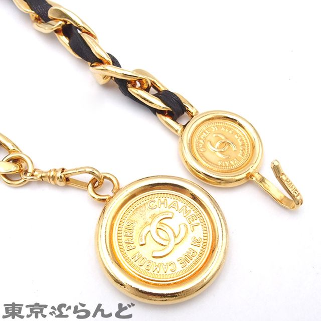 シャネル CHANEL ココマーク チェーンベルト 95A ヴィンテージ
