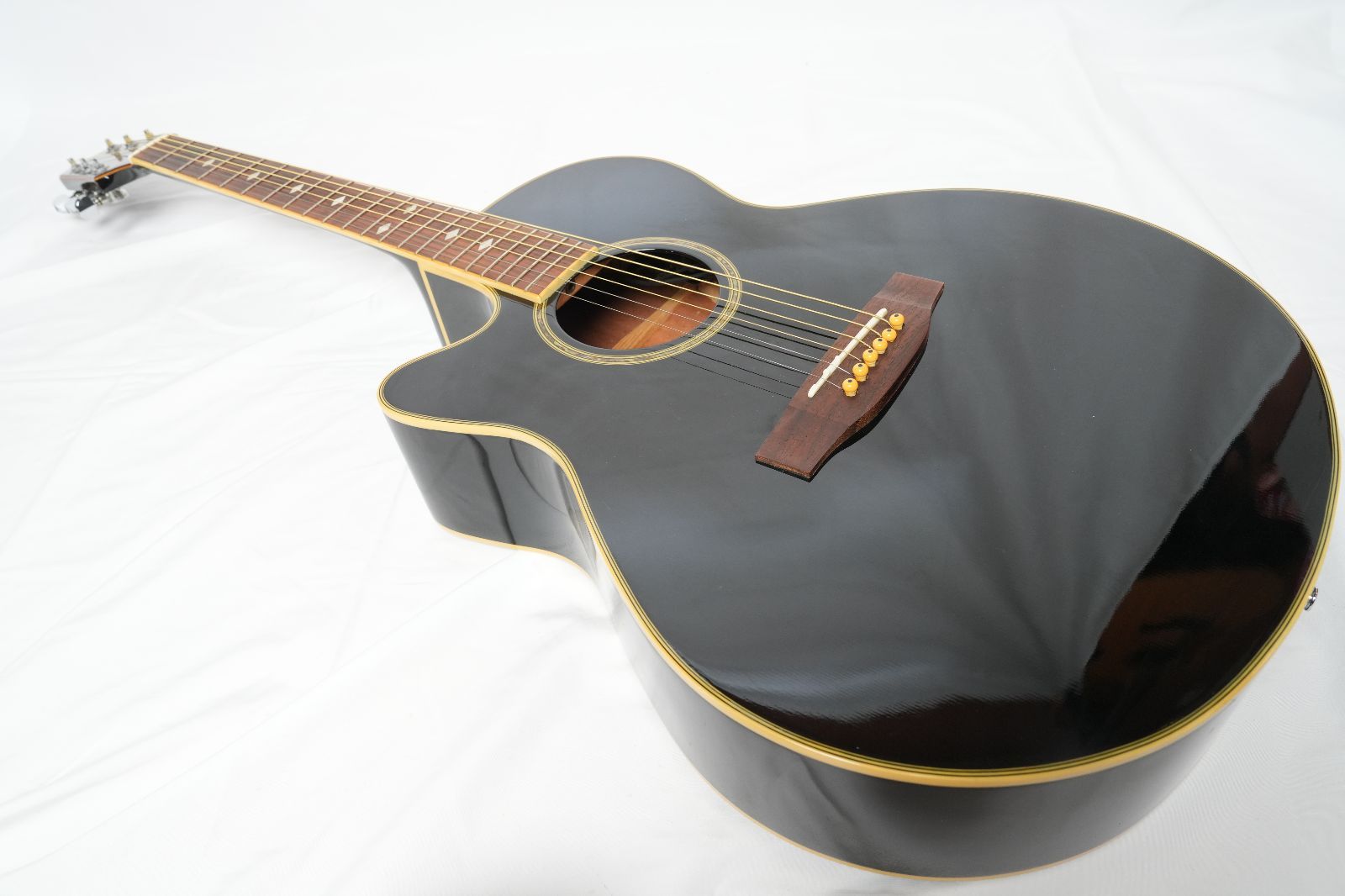 ☆Cooder by TAKAMINE TCP-520 LH BLACK LEFTY 左用エレアコ 状態良好