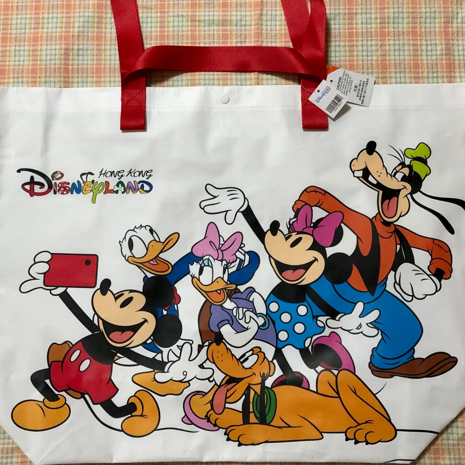 ☆香港ディズニー☆ショッピングバッグ☆ミッキー&フレンズ☆S