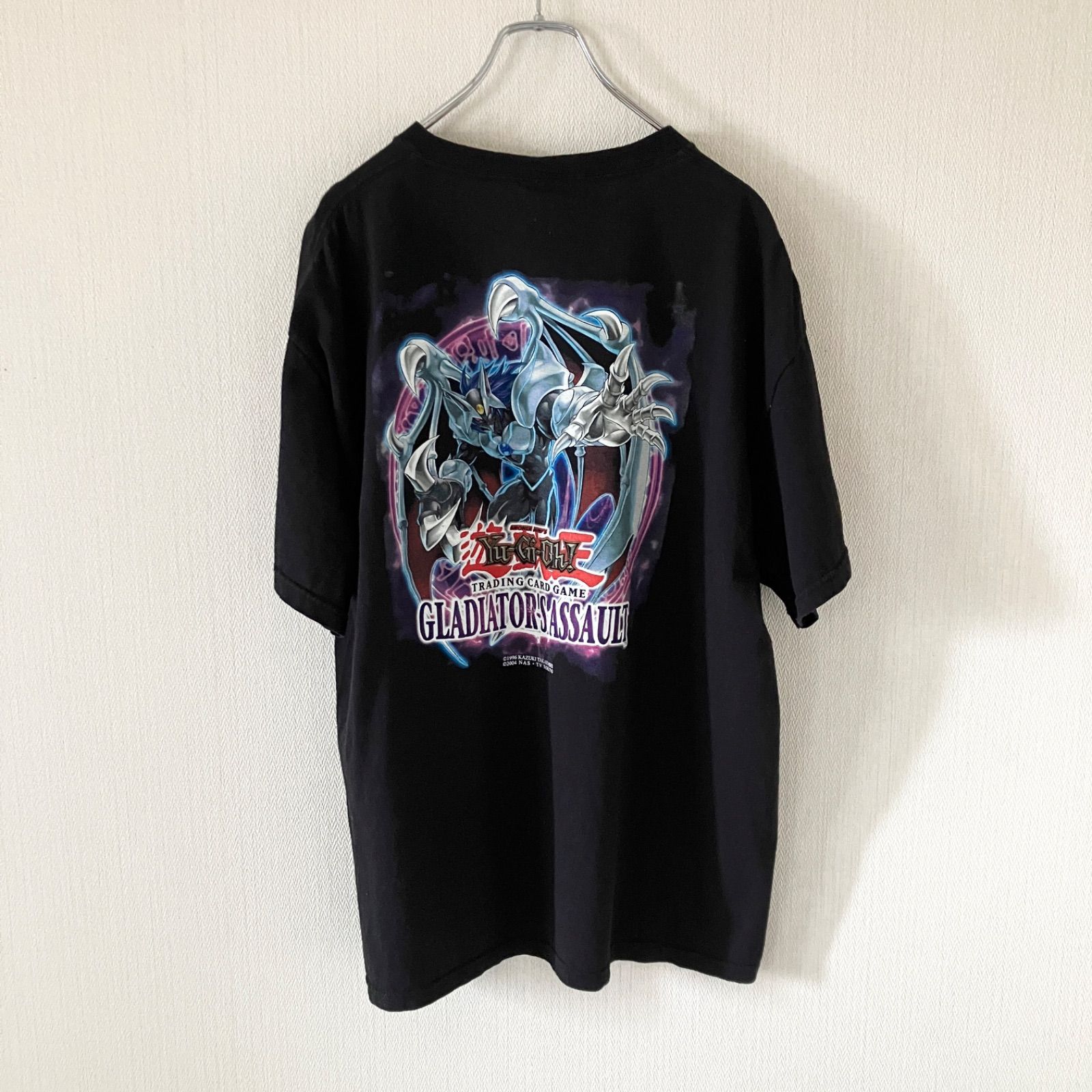 00's 遊戯王 Tシャツ 当時もの 00s Yu-Gi-Oh GLADIATOR'S ASSAULT promo tee 遊戯王 Tシャツ 当時もの