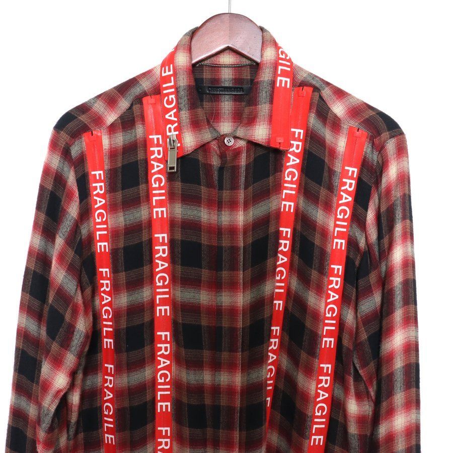 トップス 15AW CHRISTIAN DADA FULL ZIP PLAID SHIRT CHRISTIAN DADA 15AW FULL ZIP PLAID SHIRT - メルカリ