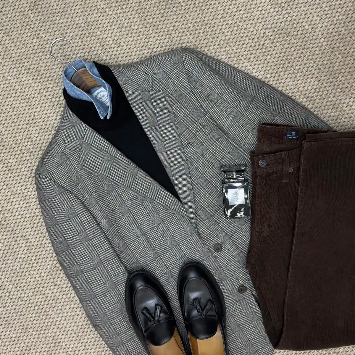 CHAPS by ralph lauren Ralph Lauren ラルフローレン グレンチェック ウール ツイード ジャケット