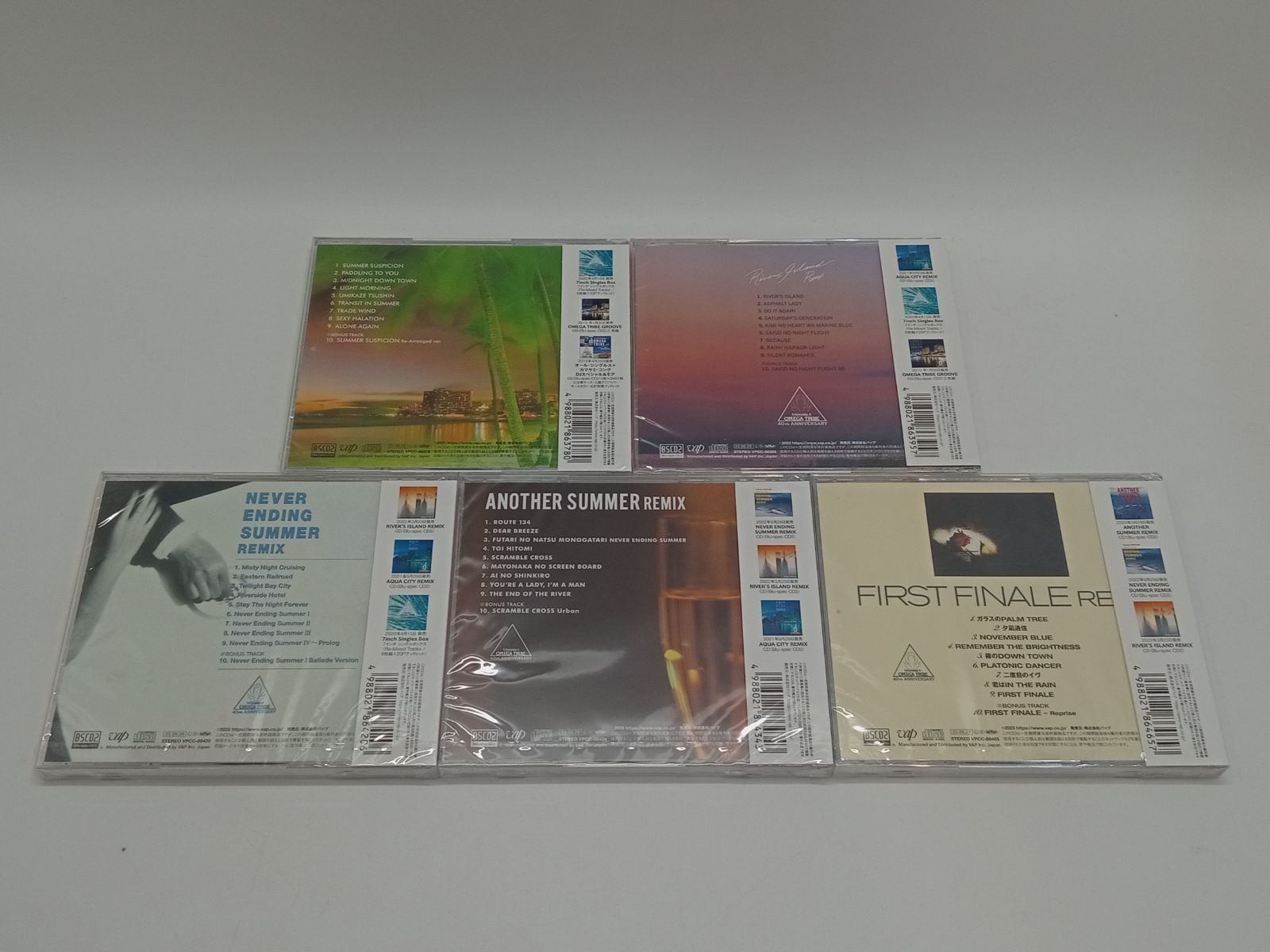 【値下げしました】杉山清貴&オメガドライブ　リミックスアルバム　CD5枚セット 値下げしました】杉山清貴&オメガドライブ リミックスアルバム