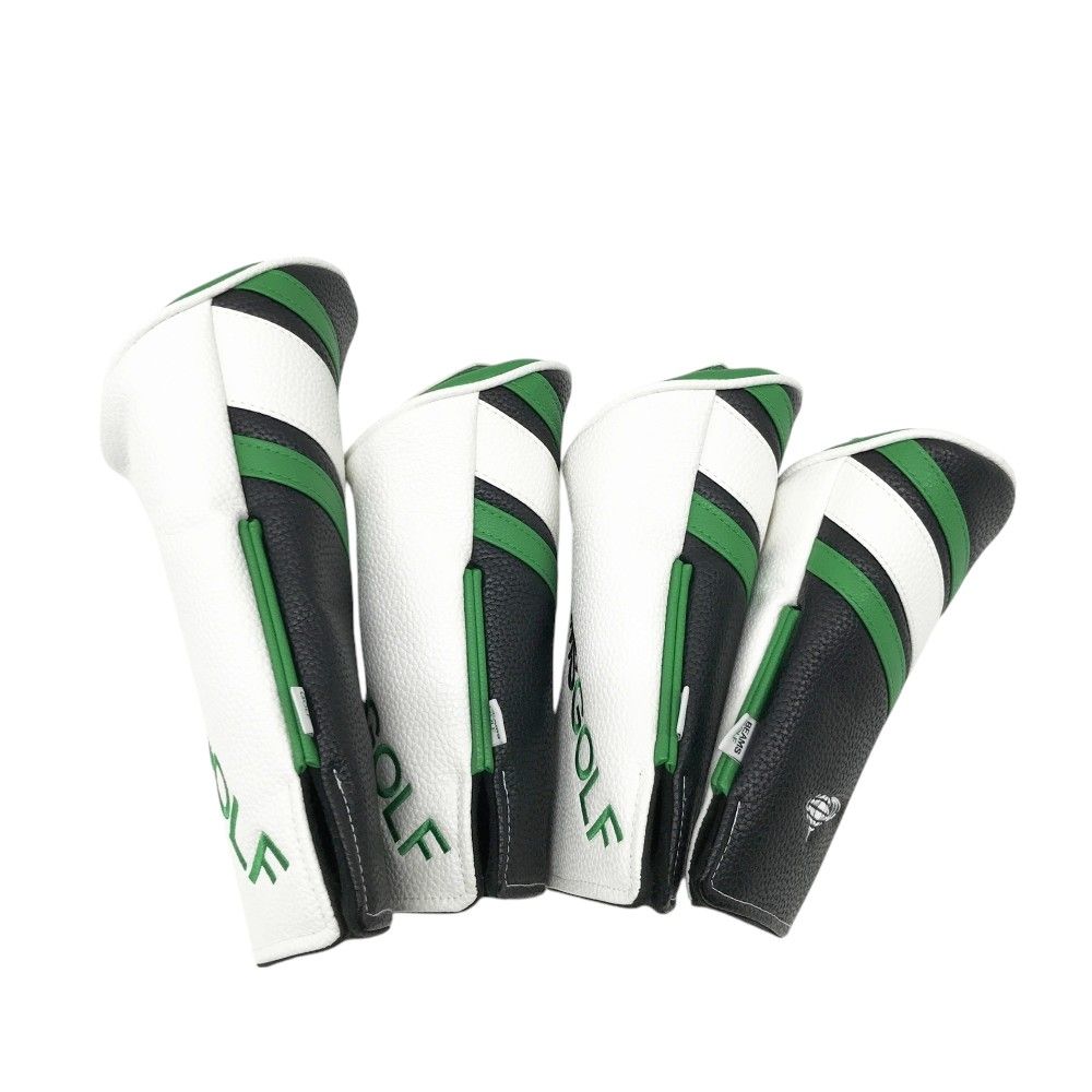 BEAMS GOLF ビームスゴルフ ヘッドカバー 4点セット ホワイト系 BEAMS GOLF ビームスゴルフ ヘッドカバー 4点セット ホワイト系