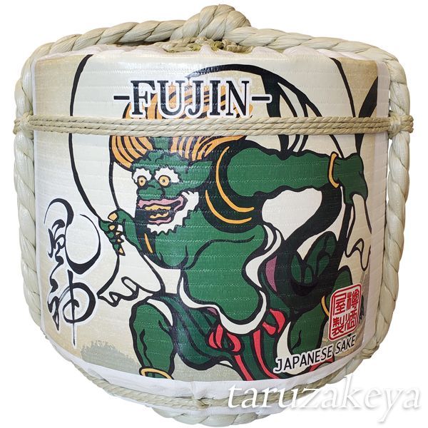 飾り樽 風神 1斗樽 18Lsize(S size) ディスプレイ樽 Japanese sake