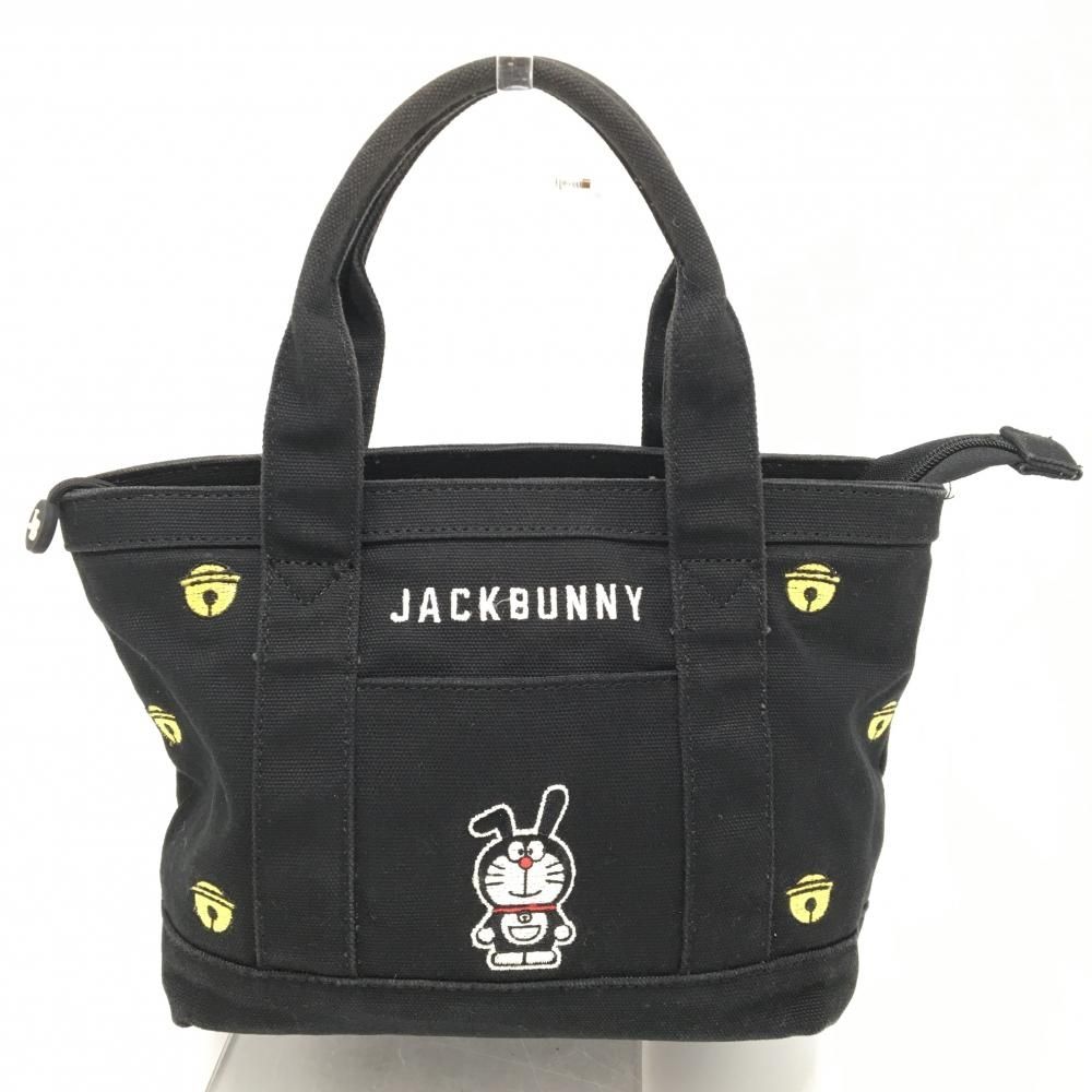 ジャックバニー×ドラえもん カートバッグ 黒×イエロー 鈴刺しゅう ゴルフ Jack Bunny - メルカリ