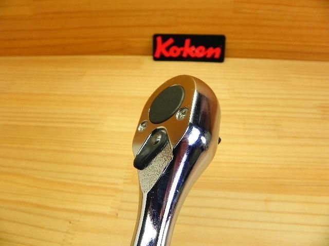 コーケン 1|2 12.7 sq ロング ラチェット ハンドル *鏡面ミガキ *Ko-ken *4753P-410 HRDEVELOPMENT_JP