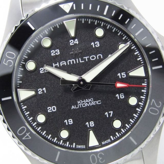 美品 HAMILTON ハミルトン KAHKI NAVY Scuba Auto H82515130 カーキ 