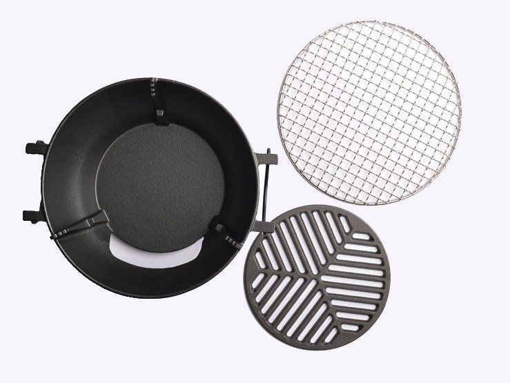多機能バーベキューコンロ焼肉家庭用煮茶丸焼き炭アウトドアWP今季トレンド