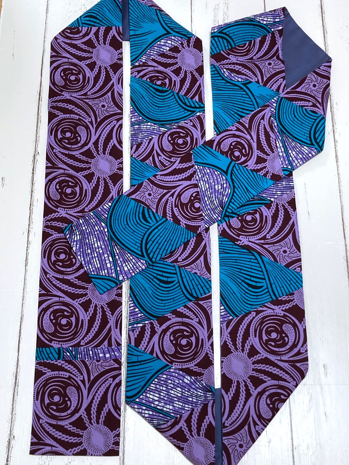 ︎半幅帯 アフリカンバティック