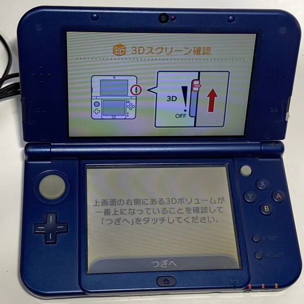 現状品 new Nintendo 3DS LL メタリックブルー 本体