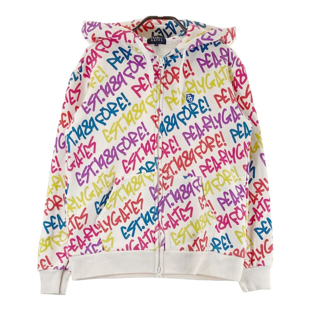サイズ：1 PEARLY GATES パーリーゲイツ 裏起毛 スウェット ジップ