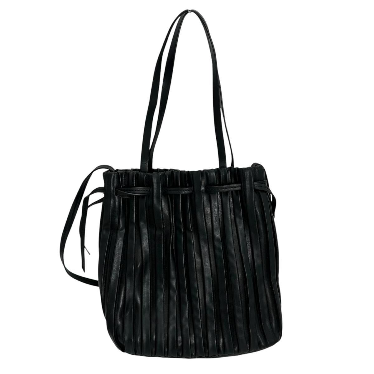 ザラ 2WAY ショルダーバッグ 巾着型 ショルダーバッグ ZARA