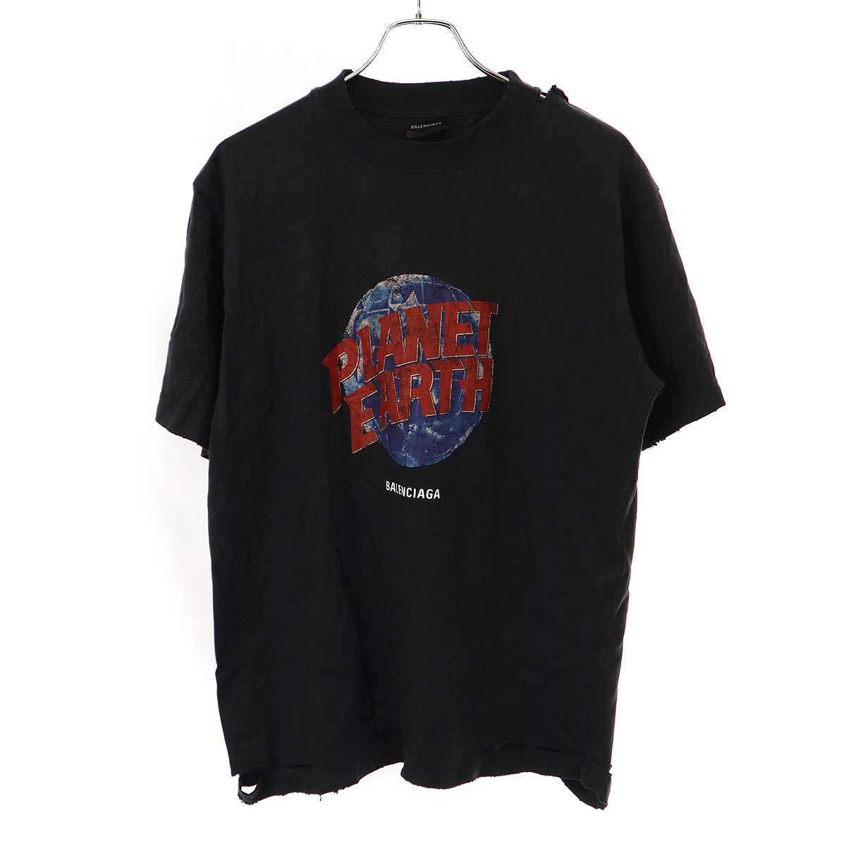 BALENCIAGA バレンシアガ 24AW Planet Earth T-Shirt プラネット
