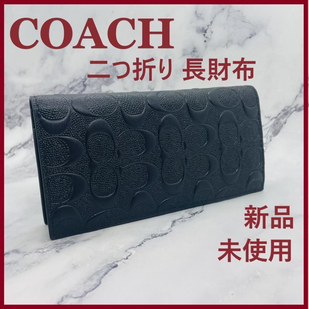 38 新品 未使用 COACH コーチ 2つ折り財布 - 通販 - toptelha.net.br