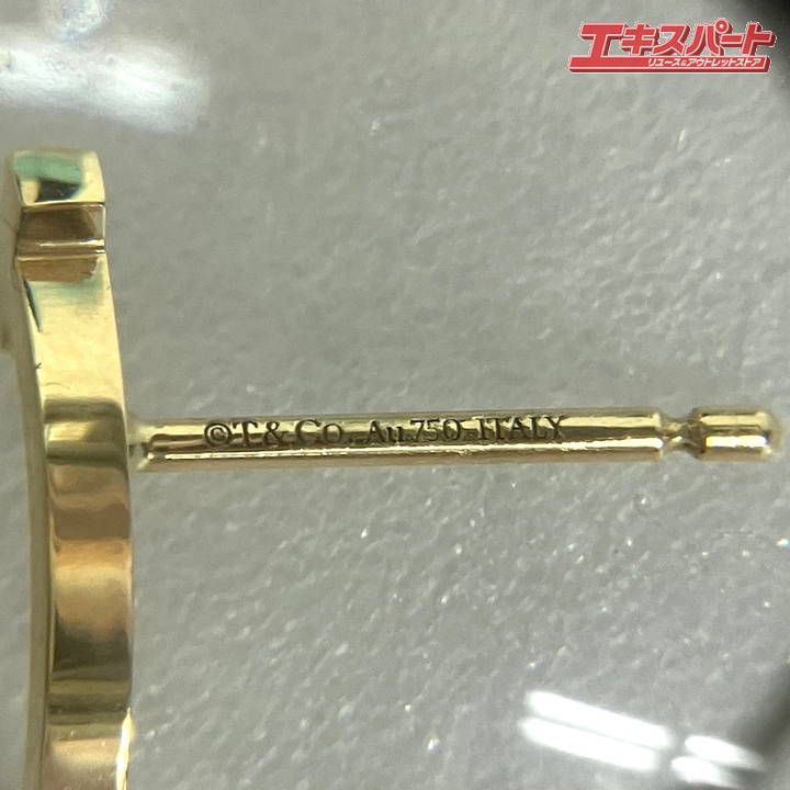【Tiffany&Co.】ティファニー ピアス スマイル Au750 WG 箱 国内直営 **Tiffany & Co** ティファニー スマイル ピアス