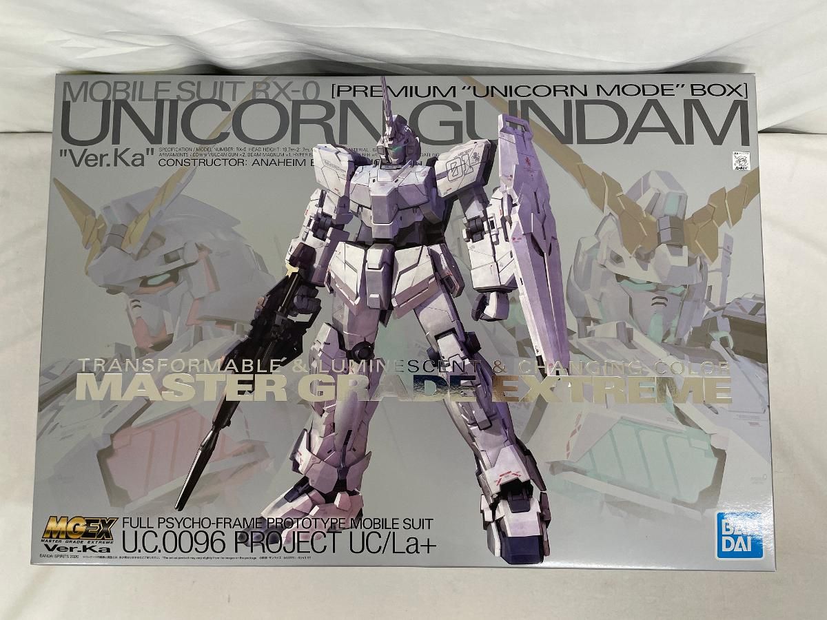 ♪ 未開封 1|100 MGEX RX-0 ユニコーンガンダム Ver.Ka プレミアム ユニコーンモード ボックス 機動戦士ガンダムUC ＊同梱不可