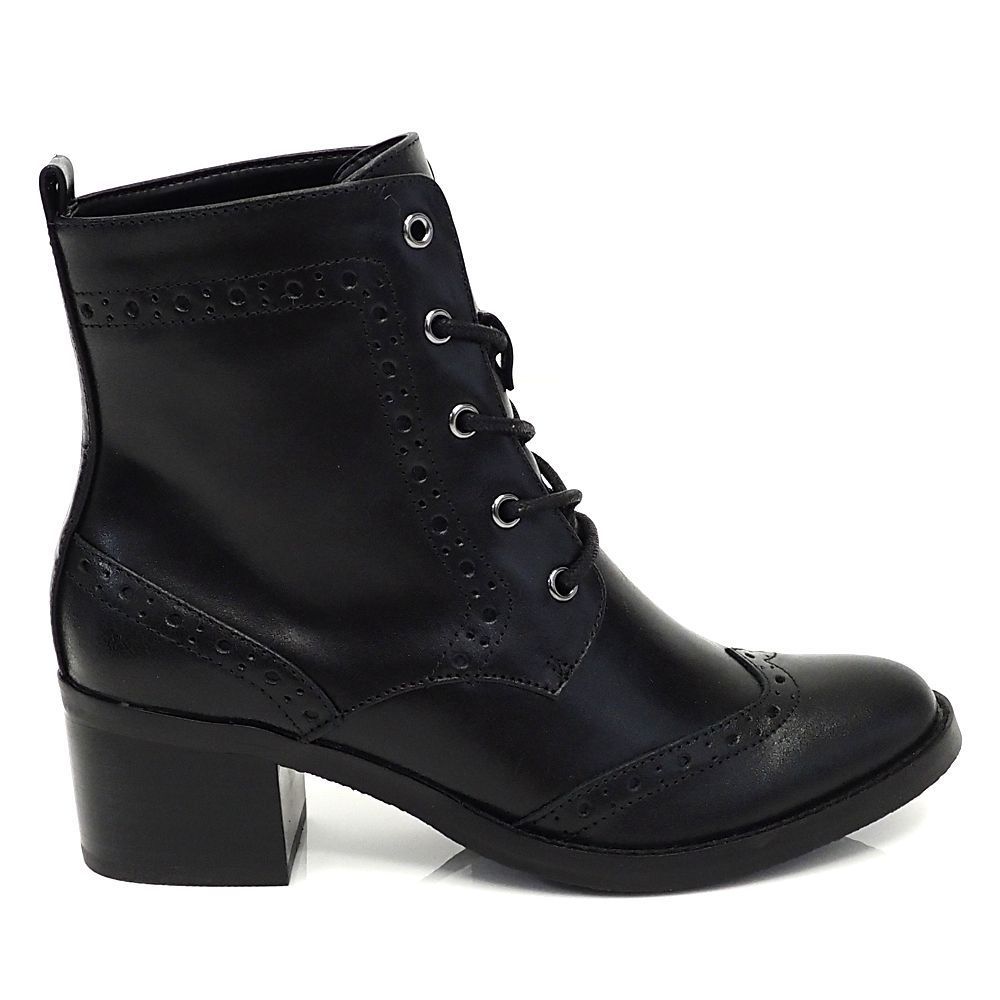 To b. by agnes b. レースアップブーツ サイズ S 22.5cm ブラック 定価45100円 アニエスベー レディース 5L|J0625S|KCT10|