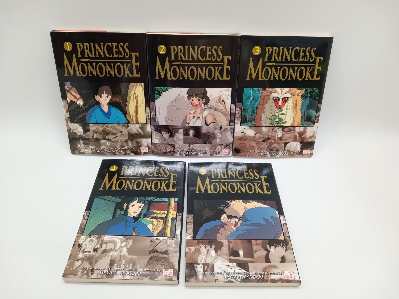 全巻】フィルムコミック もののけ姫（英訳） Vol. 1～Vol.5 宮崎駿