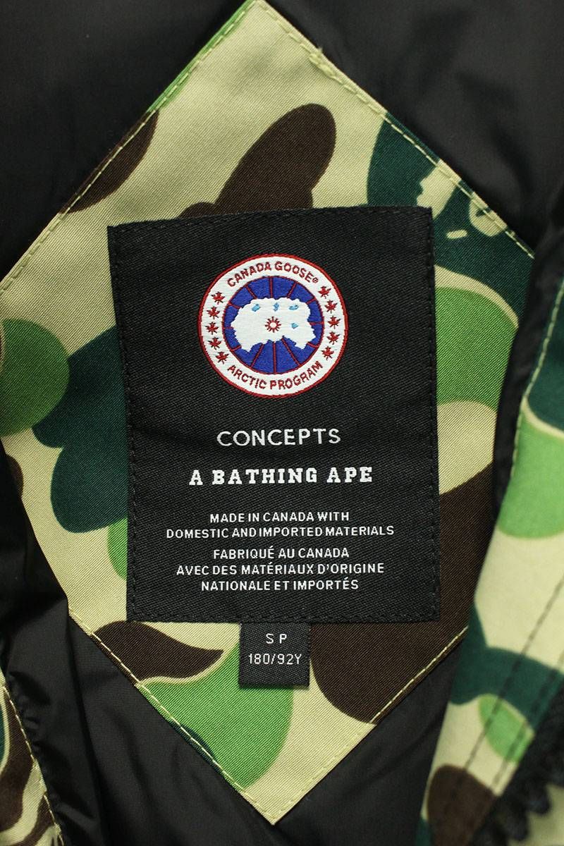 アベイシングエイプ ×カナダグース CANADA GOOSE 21AW EXPEDITION