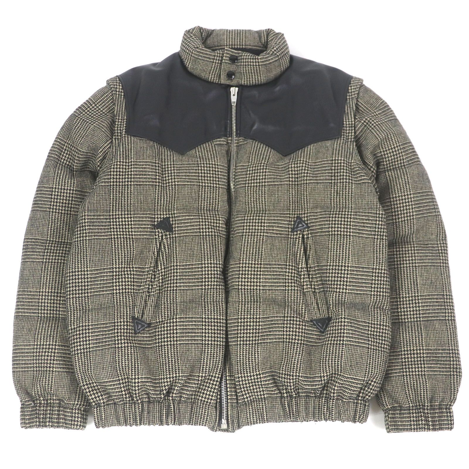 極美品□CELINE セリーヌ 19AW 2W067985F ハウンドトゥース 千鳥