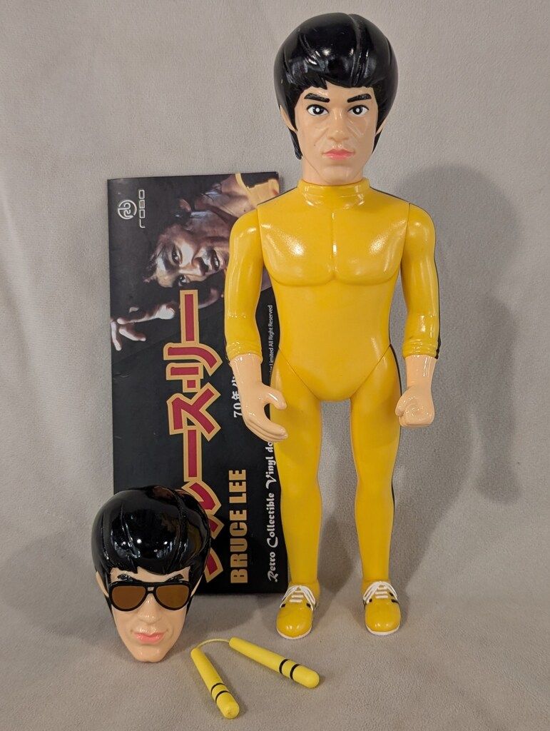 ROBO 死亡遊戯 ブルース・リー ソフビ 70年代ビンテージ風 非売品 未