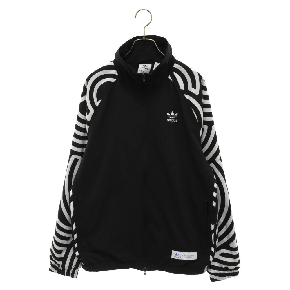 adidas (アディダス) × Hiroko Takahashi SST WOVEN TRACK TOP × ヒロコタカハシ ジップアップ ウーブントラックジャケット ブラック GJ6717