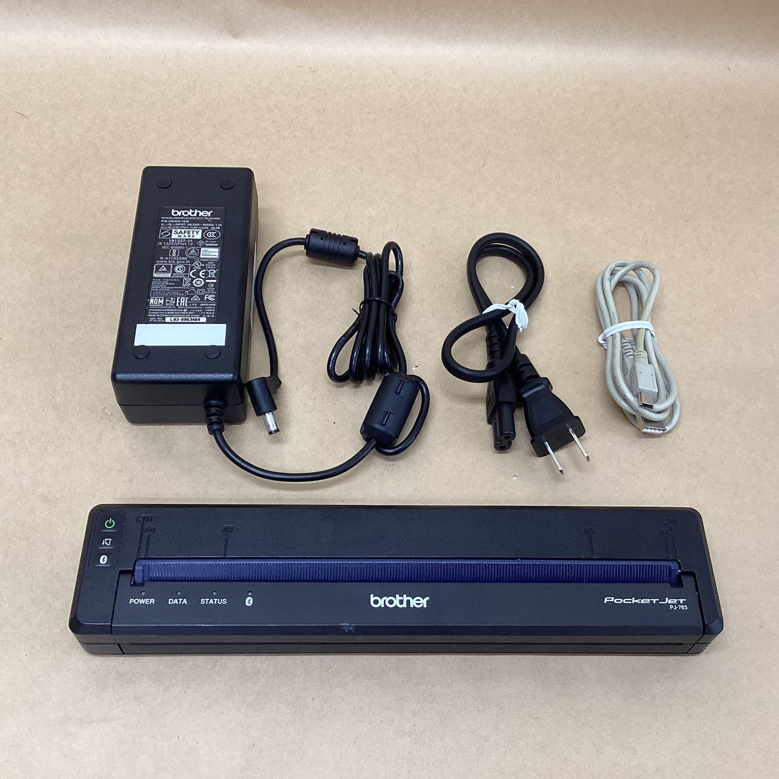 1台ごとの価格 入荷22台 BROTHER モバイルプリンター Pocket Jet PJ-763 WINDOWS 11 MAC OS BIG SUR 11.4 ANDRIOD 10 動作 済み