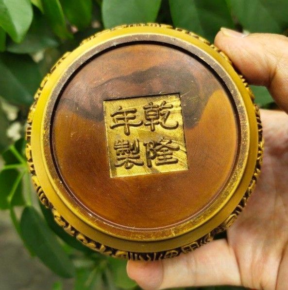 浮彫百福網蓋薫香炉】銅器 檀香炉 茶道香炉 香道具 装飾品